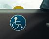 rolstoel sticker