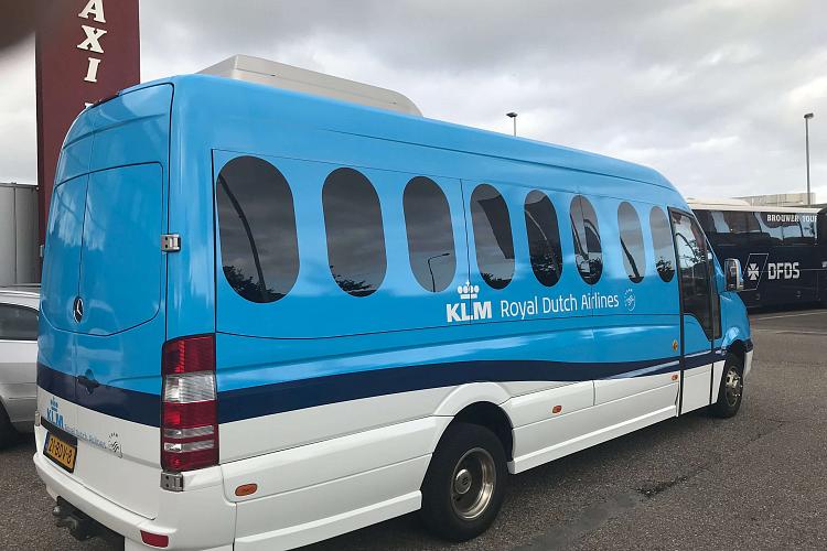 thema vervoer minibus klm